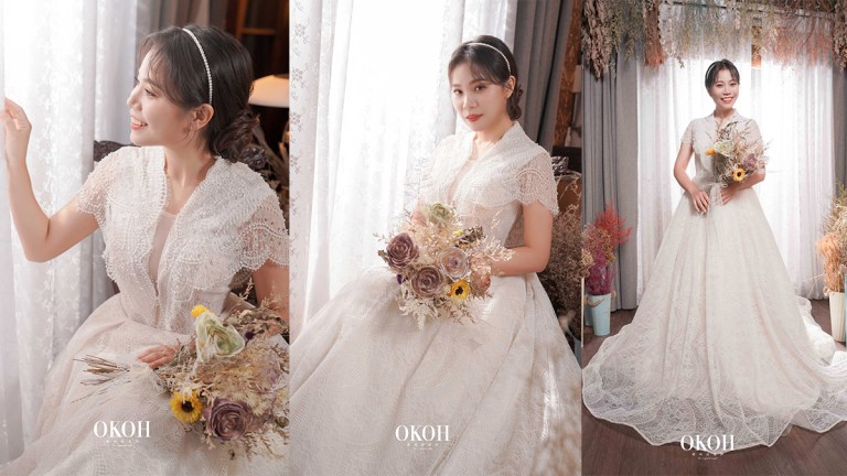 跟著季節走，婚禮婚紗婚佈配色一起與新北婚紗好朋友OKOH進入美麗的秋日童話吧!