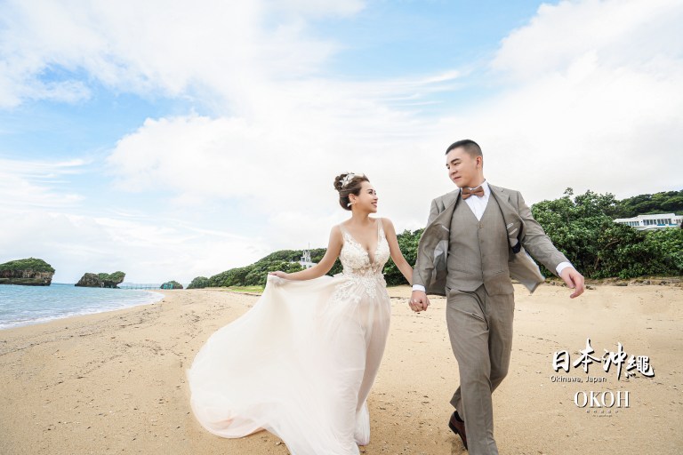 星宇航空啟航台中沖繩賞櫻線!不囉嗦!本篇就由OKOH阿崑海外婚紗攝影師帶你沖繩京都海外拍婚紗~踩一波櫻花景點之超浪漫海外婚紗拍攝攻略