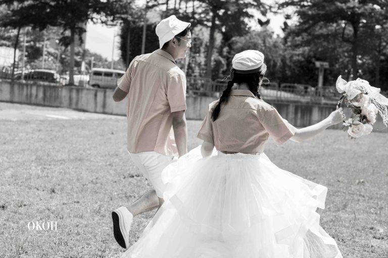 新北婚紗OKOH好朋友來分享啦~Just for you《登記日穿搭 × 妝髮完全提案｜生活感婚紗 × 新娘感妝髮，一次到位》