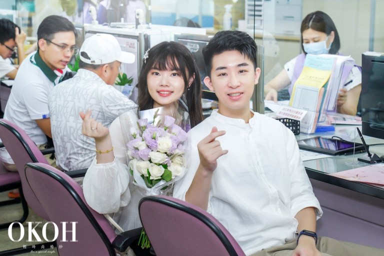 《公證／登記結婚也值得被好好紀念｜來一場OKOH設計的低調卻完整小儀式提案》